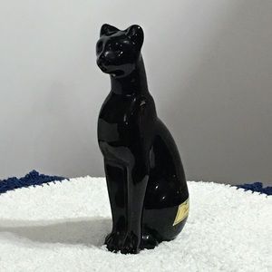 Baccarat Black Crystal Cat (reasonable offers welcome)